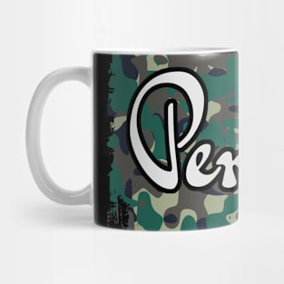 Perfect Camouflage Text Mug